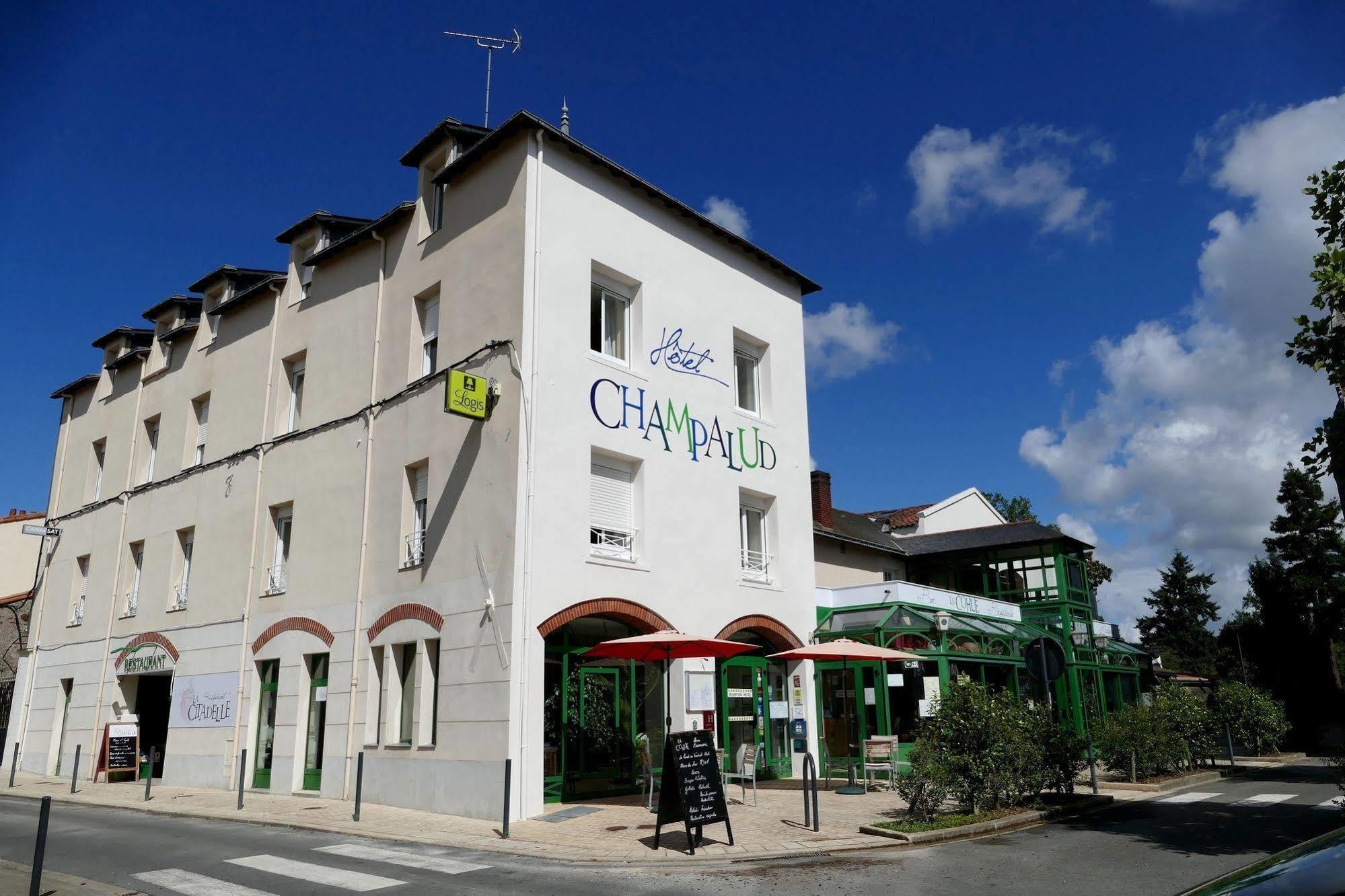 Logis Hotels Le Champalud Restaurant La Citadelle Oree-d'Anjou Exterior photo